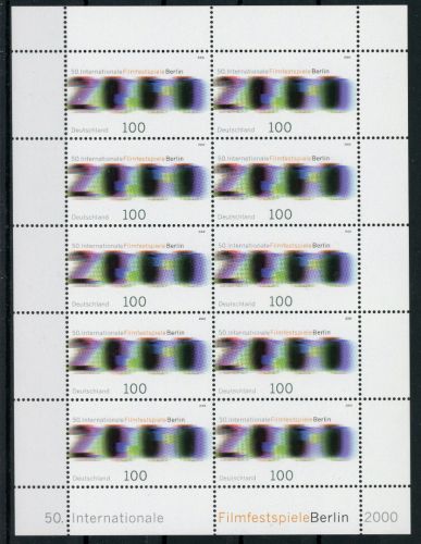 Bund KB mit 2102 postfrisch Film #GK478