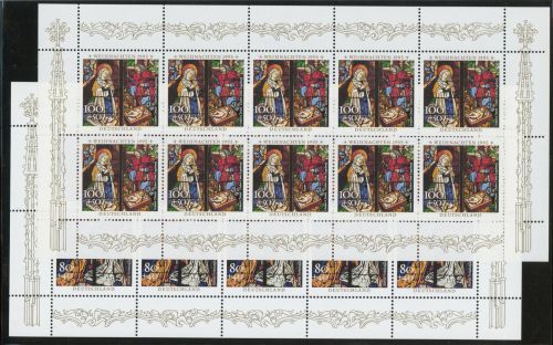 Bund Zehnerbogen 1831-1832 postfrisch Weihnachten #HK677
