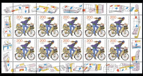 Bund Zehnerbogen 1814 postfrisch #HK678