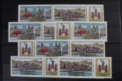 DDR W Zd608 - W Zd613 postfrisch Zusammendrucke #WF307