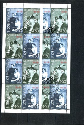 Färöer H-Blatt 15 372-373 Schule postfrisch + gestempelt #JJ659