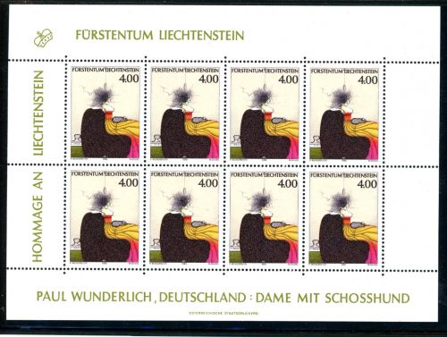 Liechtenstein Kleinbogen 1123 postfrisch Kunst #JJ660