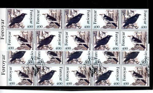 Färöer H-Blatt 9 283-284 Vögel postfrisch + gestempelt #JJ667