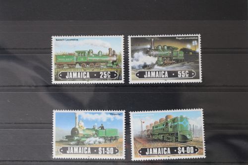 Jamaika 616-619 postfrisch Lokomotiven Eisenbahn #WF258