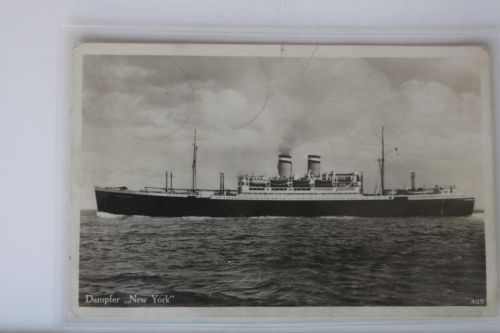 AK Hamburg-Amerika-Linie Dampfer "New York" gebraucht #PK856