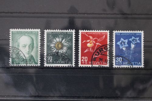 Schweiz 424-427 gestempelt Pro Juventute #WL135