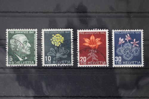 Schweiz 488-491 gestempelt