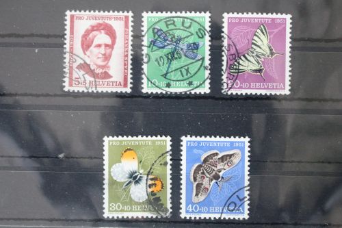Schweiz 561-565 gestempelt