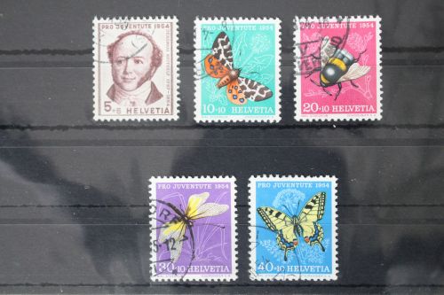 Schweiz 602-606 gestempelt Pro Juventute #WL190