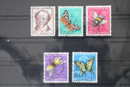 Schweiz 602-606 gestempelt Pro Juventute #WL193