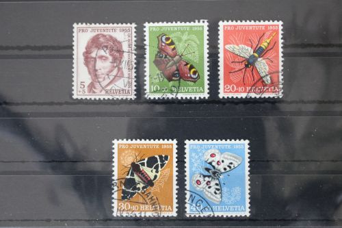 Schweiz 618-622 gestempelt