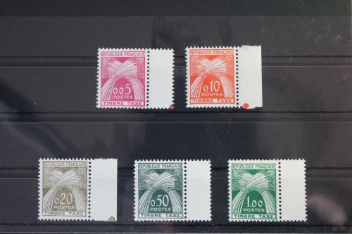 Frankreich Portomarken 93-97 postfrisch #WJ531