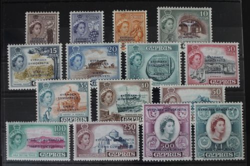Zypern 179-193 postfrisch