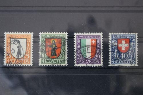 Schweiz 185-188 gestempelt Pro Juventute #WL035