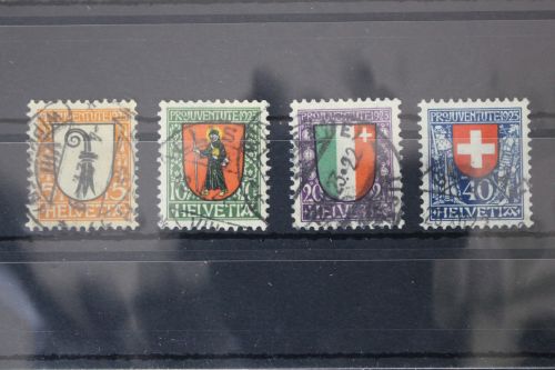 Schweiz 185-188 gestempelt Pro Juventute #WL039