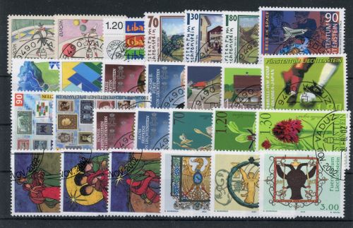 Liechtenstein Jahrgang 2002 1283-1309 gestempelt #JJ672