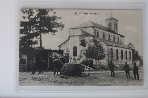 AK Deutschland St. Hilaire le petit Feldpost 1916 gebraucht #PK896