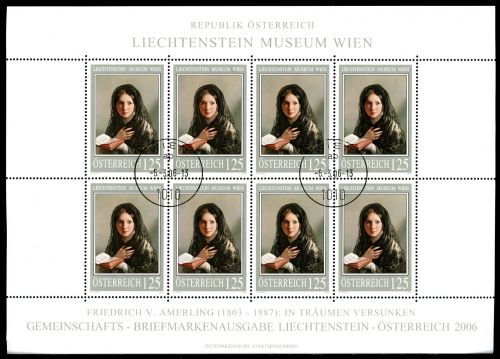 Österreich Kleinbogen 2574 gestempelt Kunst #IV209
