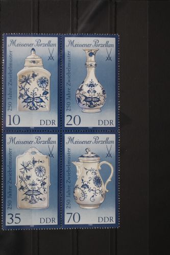 DDR 3241-3244 postfrisch Viererblock #WF709