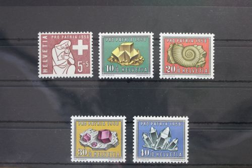 Schweiz 657-661 postfrisch Pro Patria #WK249