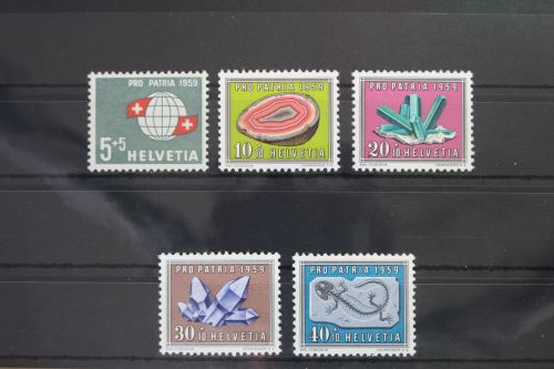 Schweiz 674-678 postfrisch Pro Patria #WK252