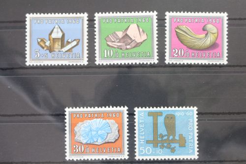 Schweiz 714-718 postfrisch Pro Patria #WK257