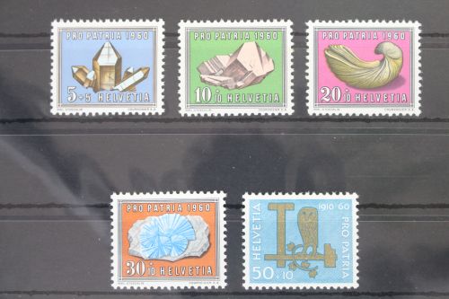 Schweiz 714-718 postfrisch Pro Patria #WK258