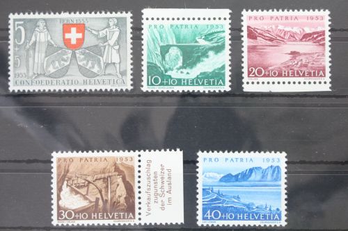 Schweiz 580-584 postfrisch Pro Patria #WK266