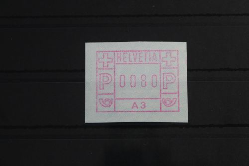 Schweiz Automatenmarken 1 postfrisch #WK443
