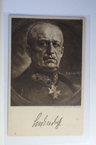 AK Deutschland Porträt v. Karl Litzmann (gemalt v. F. Quidenus) gebraucht #PK999