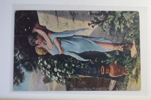 AK Deutschland H. Hirsch - Mauerblümchen 1916 gebraucht #PL039