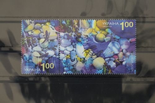 Ukraine 444-445 postfrisch Europa Lebensspender Wasser #WK737