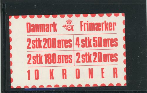 Dänemark Markenheft 29 postfrisch Königshaus #JJ710