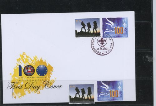 Kosovo 68-69 Pfadfinder Ersttagesbrief/FDC #JJ726