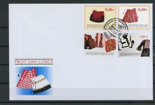 Kosovo 22-25 Trachten Ersttagesbrief/FDC #JJ737