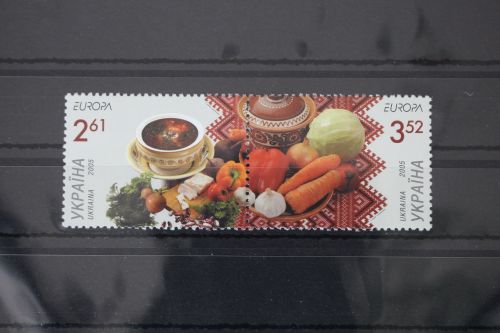 Ukraine 719-720 postfrisch Europa Gastronomie #WK963