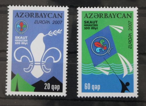 Aserbaidschan 679-680 postfrisch Europa Pfadfinder #WK978
