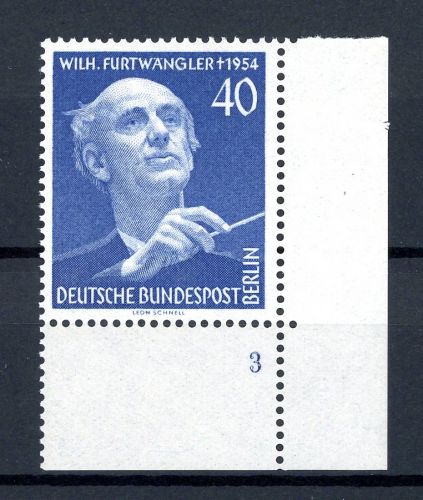 Berlin 128 Eckrand ur postfrisch Formnummer/ FN 3, Riss im Rand #JO981