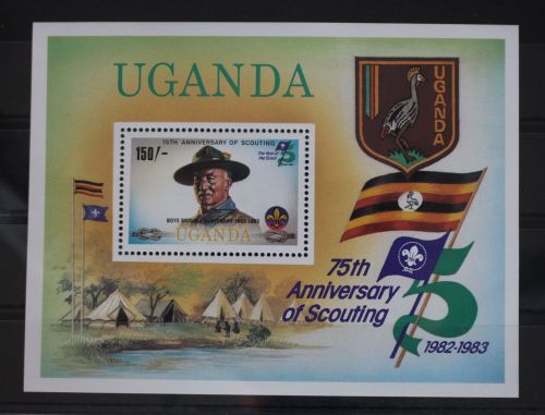 Uganda Block 36 mit 342 postfrisch