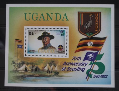 Uganda Block 36 mit 342 postfrisch