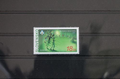 Slowakei 556 postfrisch Europa Pfadfinder #WL845