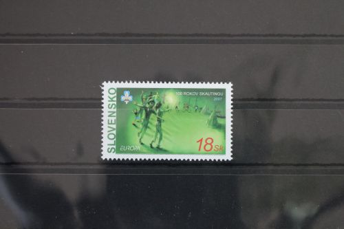 Slowakei 556 postfrisch Europa Pfadfinder #WL846