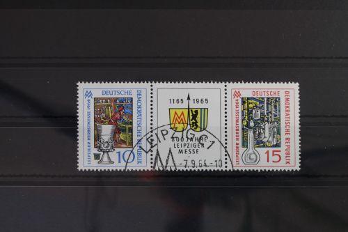 DDR 1052-1053 gestempelt Dreierstreifen #WP643