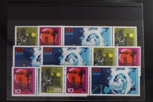 DDR W Zd 186 - W Zd 191 postfrisch Zusammendruck #WP728