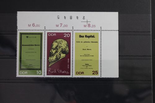 DDR 1365 B - 1367 B postfrisch #WP766