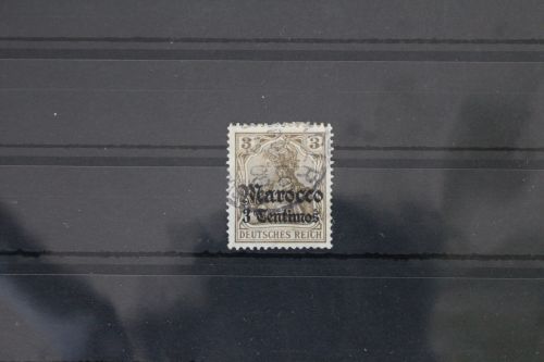 Deutsche Auslandspostämter Marokko 34 gestempelt #WH416