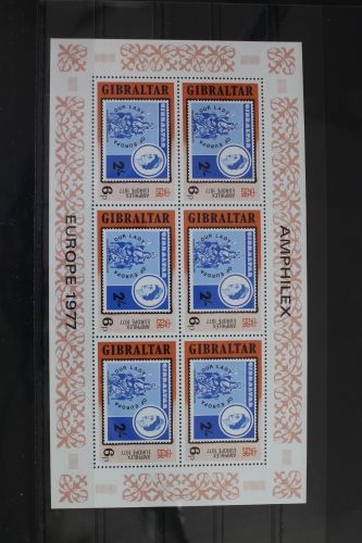 Gibraltar 364 postfrisch Kleinbogensatz #WP930