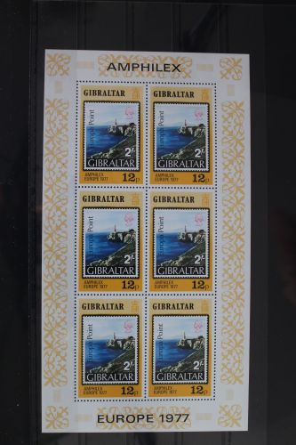 Gibraltar 365 postfrisch Kleinbogensatz #WP931