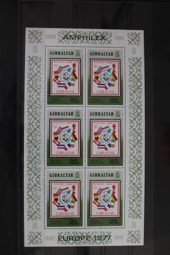 Gibraltar 366 postfrisch Kleinbogensatz #WP932