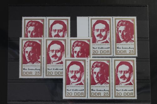 DDR W Zd244 - W Zd247 postfrisch Zusammendrucke #WQ082